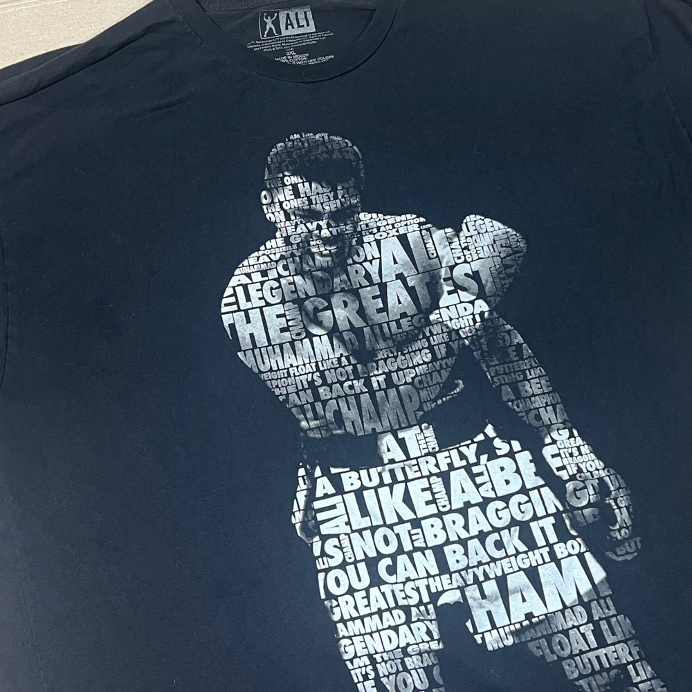 Muhammad Ali Greatest Heavyweight Boxing Champ Graphic T-Shirt‎ 3XL